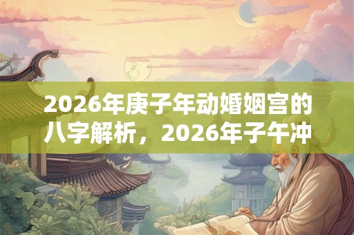 2026年庚子年动婚姻宫的八字解析，2026年子午冲婚姻宫吗？