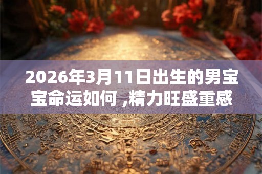 2026年3月11日出生的男宝宝命运如何 ,精力旺盛重感情