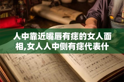人中靠近嘴唇有痣的女人面相,女人人中侧有痣代表什么