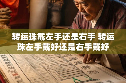 转运珠戴左手还是右手 转运珠左手戴好还是右手戴好 转运珠戴左手还是右手 转运珠左手戴好还是右手戴好