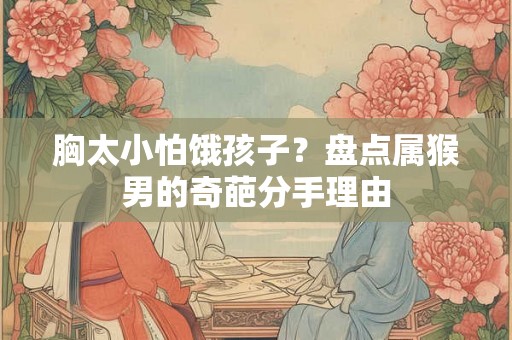 胸太小怕饿孩子?盘点属猴男的奇葩分手理由 胸太小怕饿孩子?盘点属猴男的奇葩分手理由