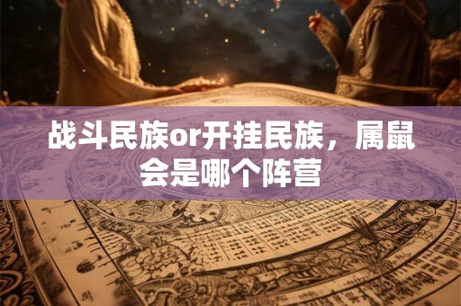 战斗民族or开挂民族,属鼠会是哪个阵营 战斗民族or开挂民族,属鼠会是哪个阵营