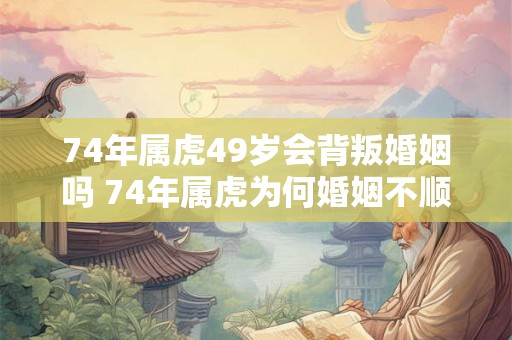 74年属虎49岁会背叛婚姻吗 74年属虎为何婚姻不顺
