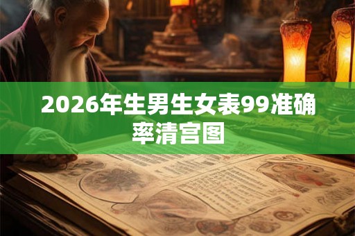 2026年生男生女表99准确率清宫图 2026年生男生女表99准确率清宫图