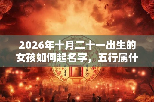 2026年十月二十一出生的女孩如何起名字，五行属什么
