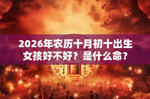 2026年农历十月初十出生女孩好不好?是什么命? 2026年农历十月初十出生女孩好不好?是什么命?