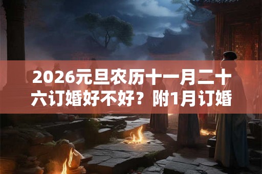 2026元旦农历十一月二十六订婚好不好？附1月订婚吉日总览