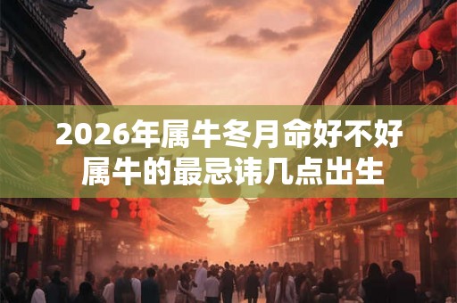 2026年属牛冬月命好不好 属牛的最忌讳几点出生