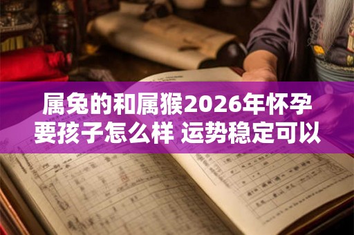 属兔的和属猴2026年怀孕要孩子怎么样 运势稳定可以考虑