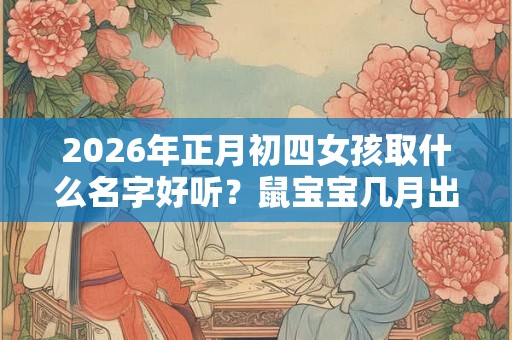 2026年正月初四女孩取什么名字好听?鼠宝宝几月出生好? 2026年正月初四女孩取什么名字好听?鼠宝宝几月出生好?