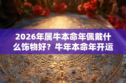 2026年属牛本命年佩戴什么饰物好？牛年本命年开运吉祥物有哪些？