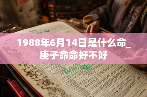 1988年6月14日是什么命_庚子命命好不好