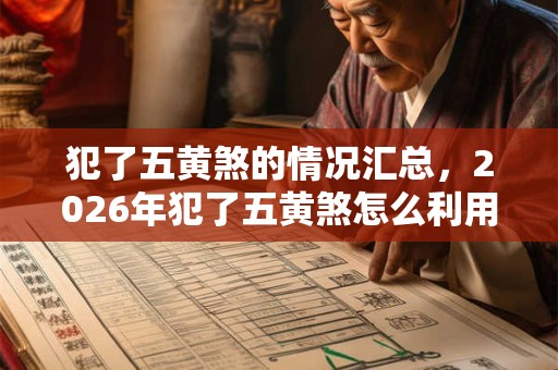 犯了五黄煞的情况汇总，2026年犯了五黄煞怎么利用风水化解？