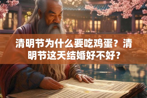 清明节为什么要吃鸡蛋？清明节这天结婚好不好？