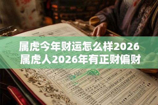 属虎今年财运怎么样2026 属虎人2026年有正财偏财吗