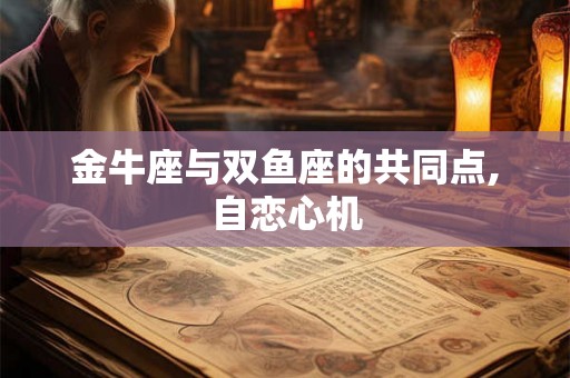 金牛座与双鱼座的共同点,自恋心机