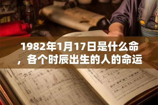 1982年1月17日是什么命,各个时辰出生的人的命运 1982年1月17日是什么命,各个时辰出生的人的命运