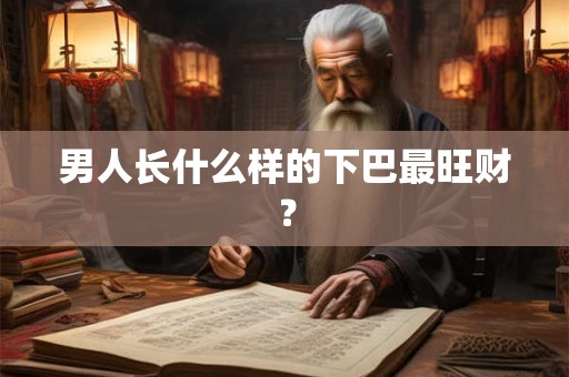 男人长什么样的下巴最旺财? 男人长什么样的下巴最旺财?