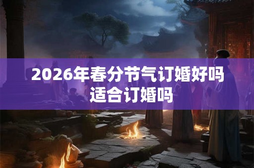 2026年春分节气订婚好吗  适合订婚吗