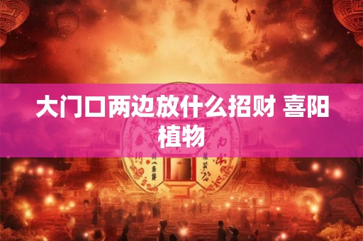 大门口两边放什么招财 喜阳植物