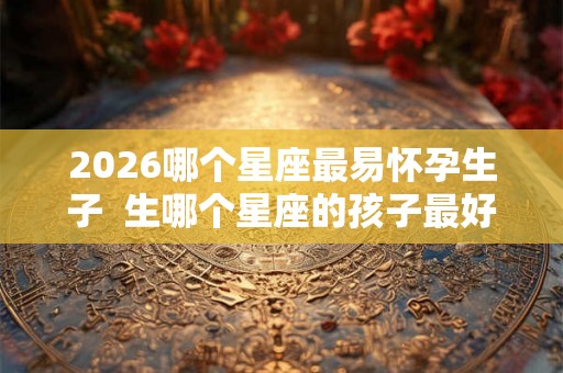 2026哪个星座最易怀孕生子  生哪个星座的孩子最好