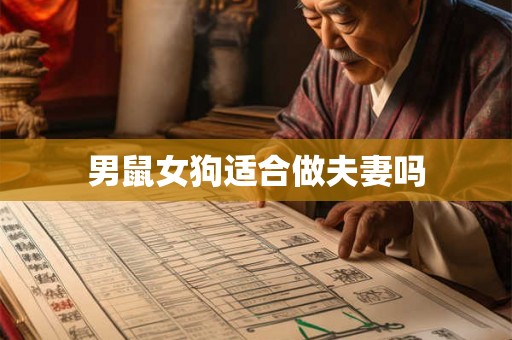 男鼠女狗适合做夫妻吗