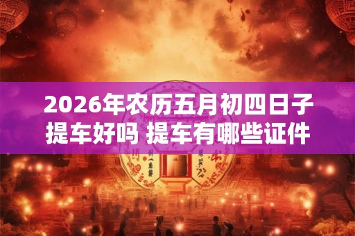 2026年农历五月初四日子提车好吗 提车有哪些证件和票据