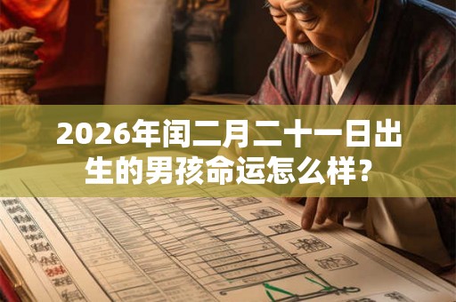 2026年闰二月二十一日出生的男孩命运怎么样？