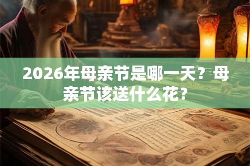 2026年母亲节是哪一天？母亲节该送什么花？