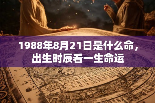 1988年8月21日是什么命,出生时辰看一生命运 1988年8月21日是什么命,出生时辰看一生命运
