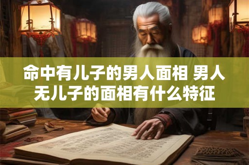 命中有儿子的男人面相 男人无儿子的面相有什么特征