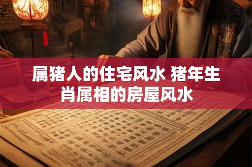 属猪人的住宅风水 猪年生肖属相的房屋风水
