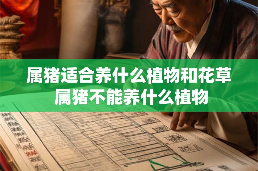 属猪适合养什么植物和花草 属猪不能养什么植物 属猪适合养什么植物和花草 属猪不能养什么植物