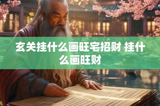 玄关挂什么画旺宅招财 挂什么画旺财