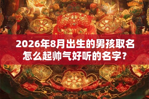 2026年8月出生的男孩取名怎么起帅气好听的名字? 2026年8月出生的男孩取名怎么起帅气好听的名字?