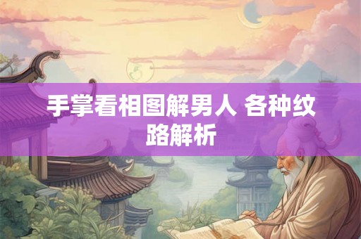 手掌看相图解男人 各种纹路解析