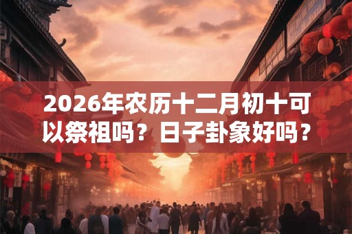 2026年农历十二月初十可以祭祖吗？日子卦象好吗？