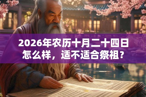 2026年农历十月二十四日怎么样，适不适合祭祖？