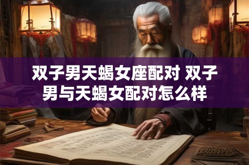 双子男天蝎女座配对 双子男与天蝎女配对怎么样