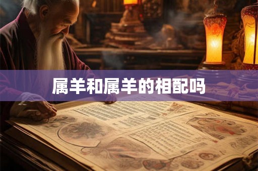 属羊和属羊的相配吗