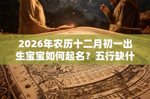 2026年农历十二月初一出生宝宝如何起名？五行缺什么？