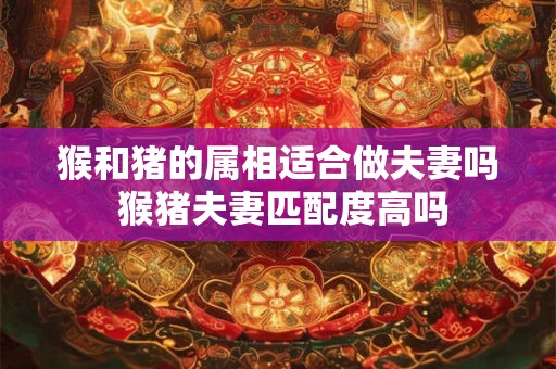 猴和猪的属相适合做夫妻吗 猴猪夫妻匹配度高吗 猴和猪的属相适合做夫妻吗 猴猪夫妻匹配度高吗