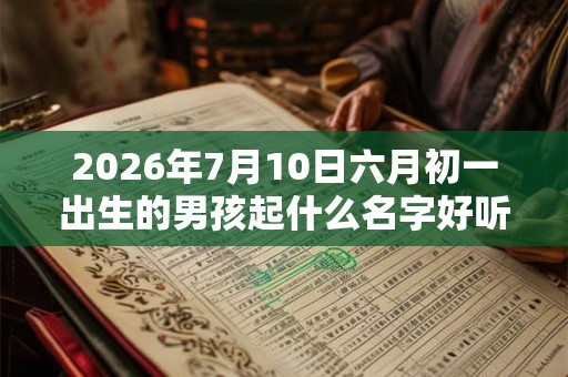 2026年7月10日六月初一出生的男孩起什么名字好听 2026年7月10日六月初一出生的男孩起什么名字好听