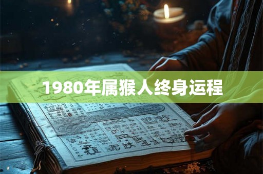 1980年属猴人终身运程