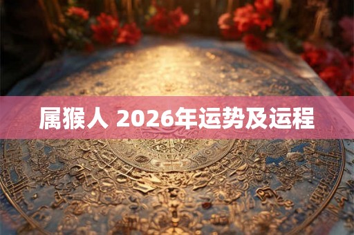 属猴人 2026年运势及运程 属猴人 2026年运势及运程