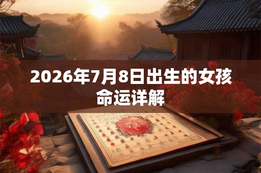 2026年7月8日出生的女孩命运详解