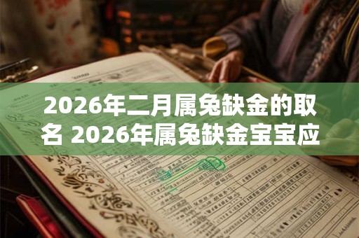 2026年二月属兔缺金的取名 2026年属兔缺金宝宝应该取什么名字 2026年二月属兔缺金的取名 2026年属兔缺金宝宝应该取什么名字