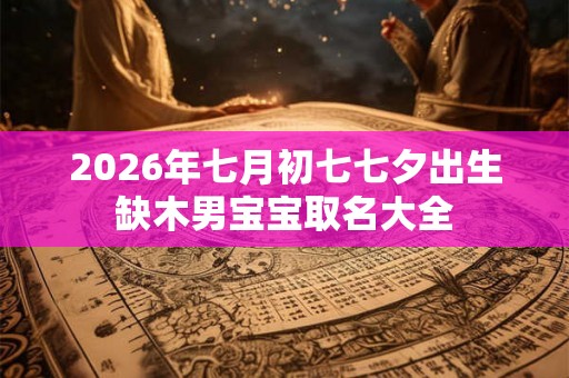 2026年七月初七七夕出生缺木男宝宝取名大全