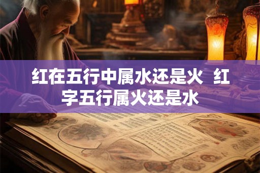 红在五行中属水还是火  红字五行属火还是水