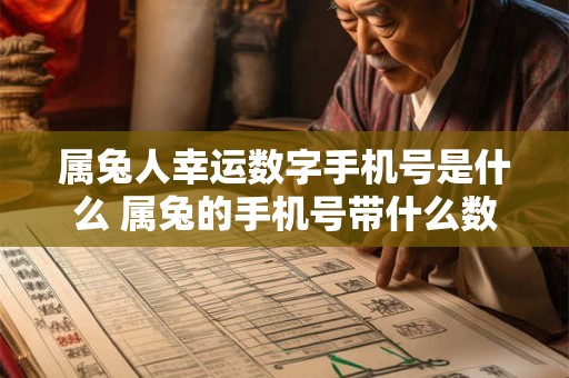 属兔人幸运数字手机号是什么 属兔的手机号带什么数字吉利